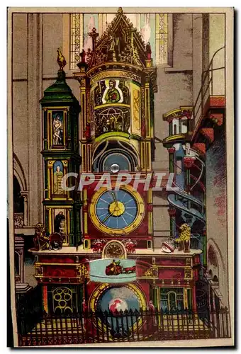 CARTE SYSTEME Horloge astronomique Strasbourg