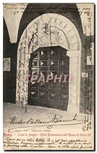 Cartes postales Roma Castel S Angelo Porta Bramantesa Dell Epoca Di Giulio