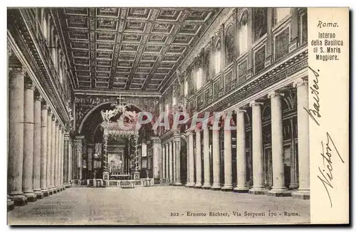 Cartes postales Roma Interno Della Basilica di S Maria Maggiore