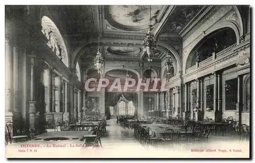 Cartes postales Ostende Au Kursaal La Salle des jeux