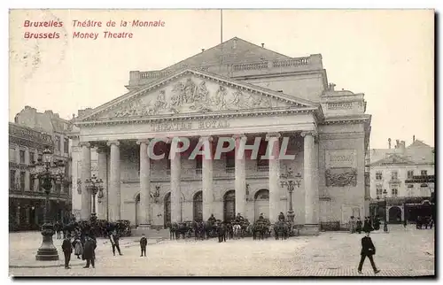 Cartes postales Bruxelles Theatre de La Monnale