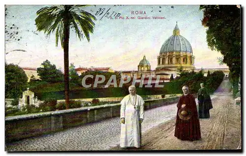 Ansichtskarte AK Roma S s Pio Giardini Vaticani