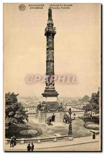 Cartes postales Bruxelles Colonne du Congres