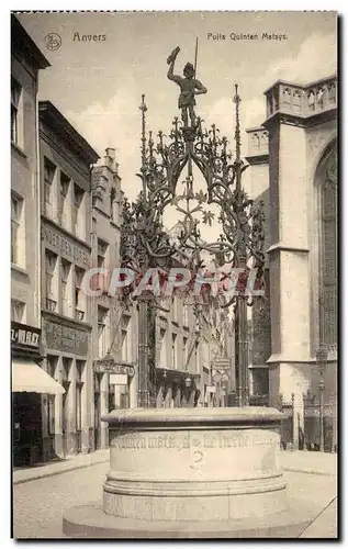 Cartes postales Anvers Puits Quinten Matsys