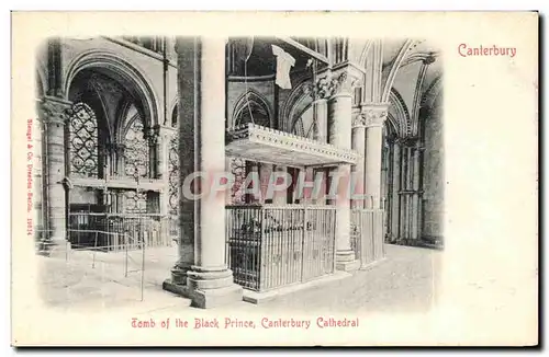 Cartes postales Canterbury Tomb Of The Black Prince Canterbury Cathedral