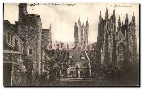 Ansichtskarte AK Canterbury Archbishop s Palace