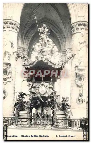 Cartes postales Bruxelles Chaire De Ste Gudule