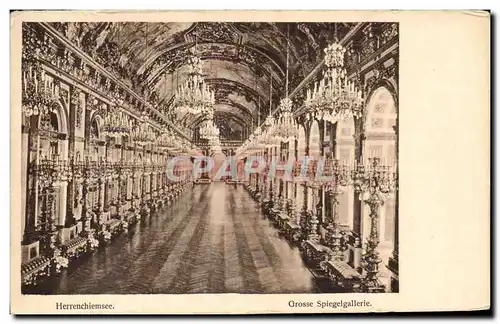 Cartes postales Herrenchiemse Grosse Spiegelgallerie