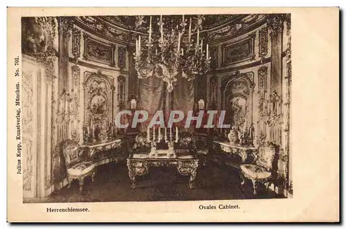 Cartes postales Herrenchiemse Ovales Cabinet