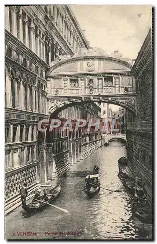 Cartes postales Venezia Ponte Del Sospiri