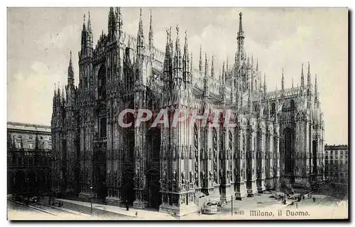 Cartes postales Milano Duoma