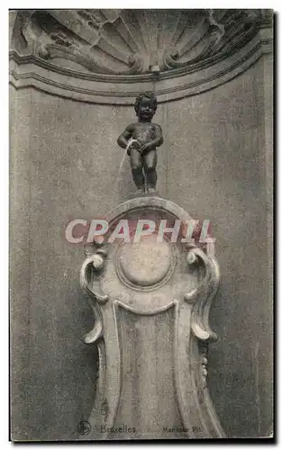 Cartes postales Bruxelles Manneken Pis