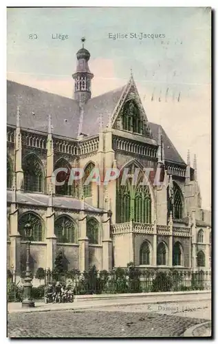 Ansichtskarte AK Liege Eglise St Jacques