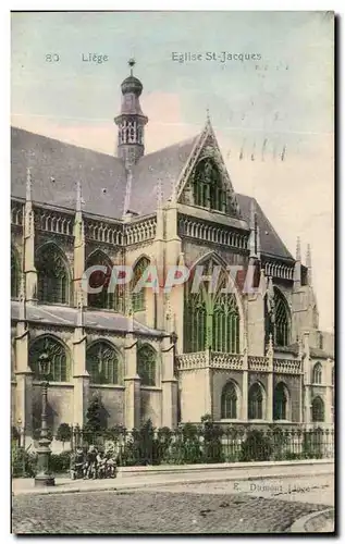 Cartes postales Liege Eglise St Jacques