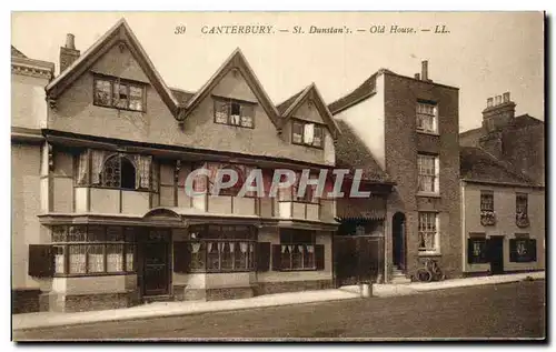 Cartes postales Canterbury St Dunstan s Old House