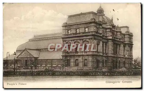 Cartes postales Glasgow Green People s Palace