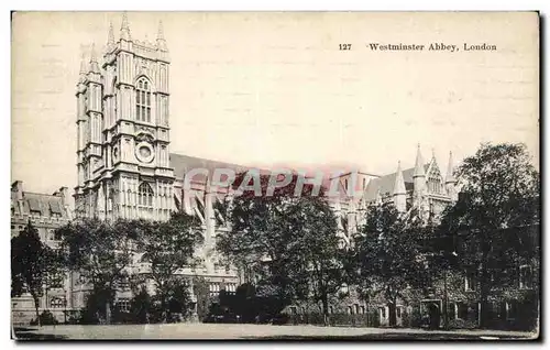 Cartes postales Westminster Abbey London