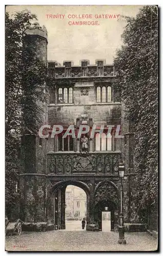 Ansichtskarte AK Cambridge Trinity College Gateway