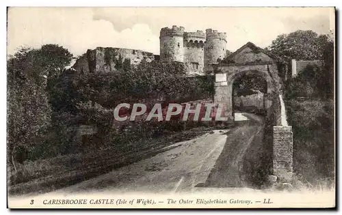 Cartes postales Carisbrooke Castle The Outer Elisabethian gateway