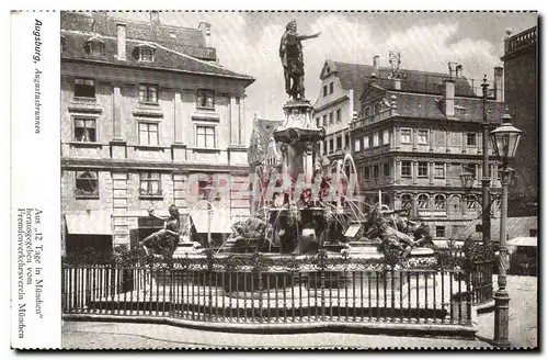 Cartes postales Augsburg Augustusbrunnen