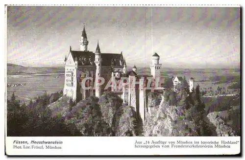 Cartes postales Neuschwanstein Fussen