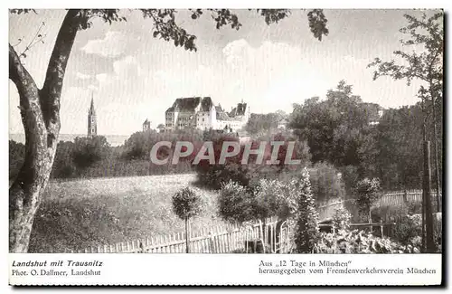 Cartes postales Landshut Mit Trausnitz