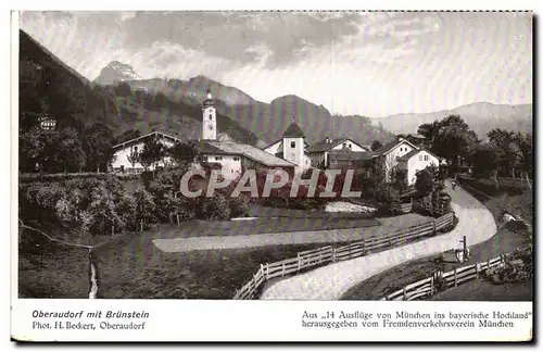 Cartes postales Oberaudorf Mit Brunstein