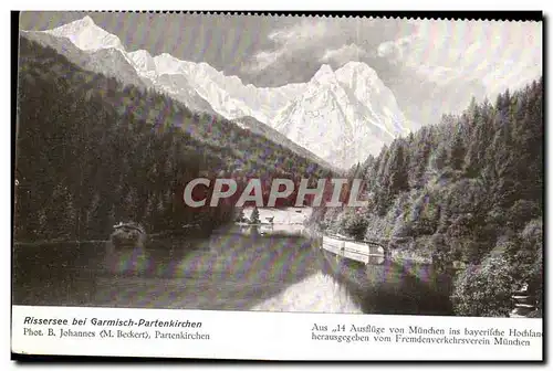 Cartes postales Rissersee Bei Garmisch Partenkirchen