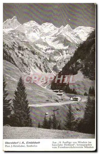 Cartes postales Oberstdorf Einodsbach