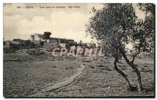 Ansichtskarte AK Beja Vue Vers la Casbah Tunisie