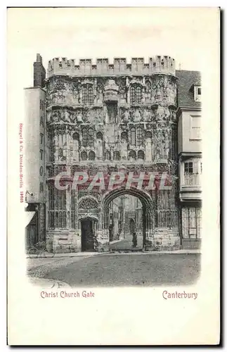 Ansichtskarte AK Canterbury Christ Church Gate