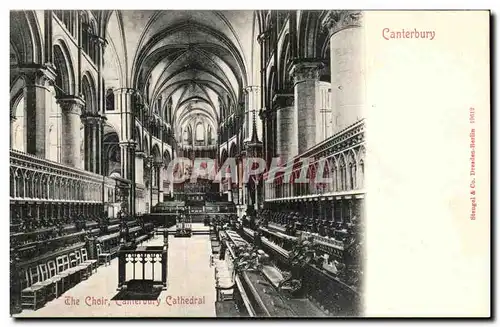 Cartes postales Canterbury The Choir Cathedral