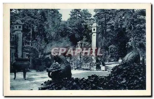 Cartes postales Institut National d Agronomie Coloniale Souvenir Indochinois Vue de la terrasse du temple commem