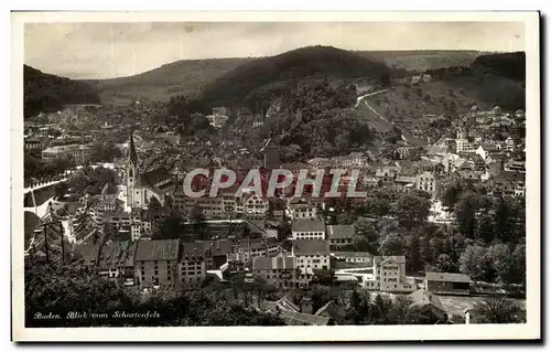 Cartes postales Baden Blick Wom Schartenfels