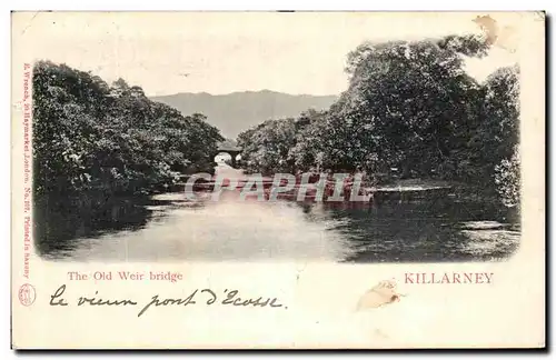Cartes postales Killarney The Old Weir Bridge