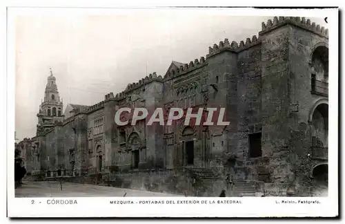 Ansichtskarte AK Cordoba Mezquita Portadas Del Exterior De la Catedral