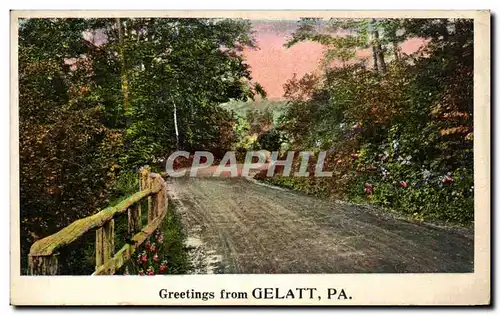 Cartes postales Greetings From Gelatt