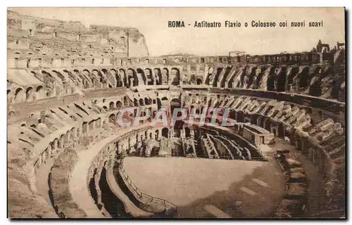 Cartes postales Roma Anfiteatro Flavio Colosseo coi Nuovi Scavi