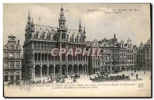 Cartes postales Bruxelles La Maison du roi