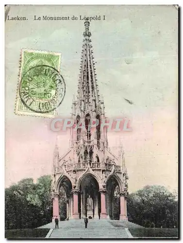 Cartes postales Laeken Le Monument de Leopold I