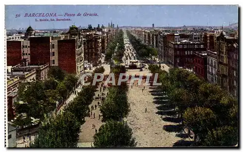 Cartes postales Barcelona Parque de Gracia