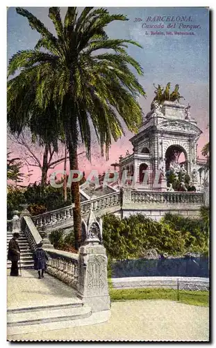 Cartes postales Barcelona Cassade del Parque