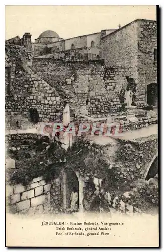 Cartes postales Jerusalem Piscine Bethesda Vue Generale