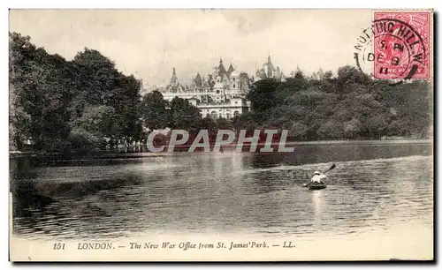 Cartes postales London The New War Office From St Jmes park