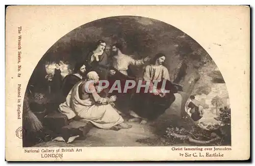 Cartes postales London National Gallery of British Art Christ lamenting over Jerusalem