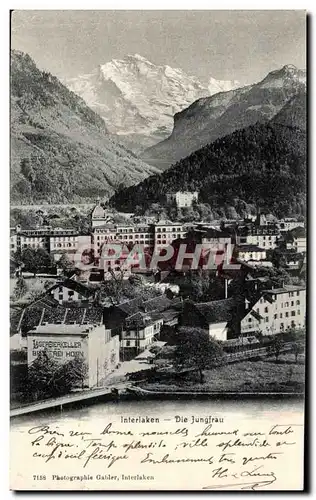 Cartes postales Interlaken Die Jungfrau