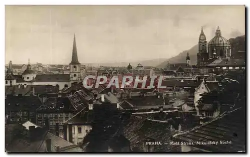 Cartes postales Praha Mala Strana Mikulassky Kostel