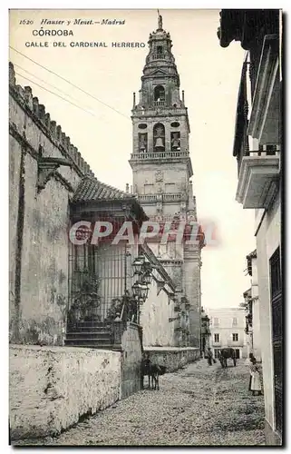 Cartes postales Cordoba Calle Del Cardenal Herrero