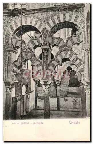 Cartes postales Cordoba Interior Mirahb Mezquita