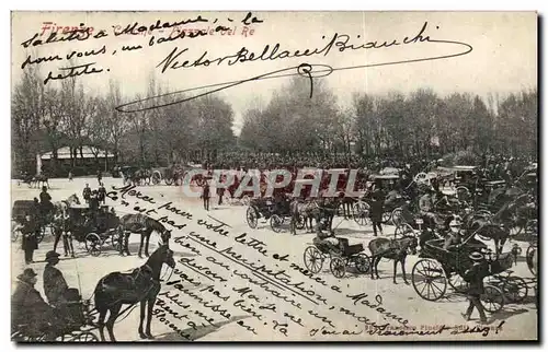 Cartes postales Firenze Piezzle del Re Caleches Chevaux